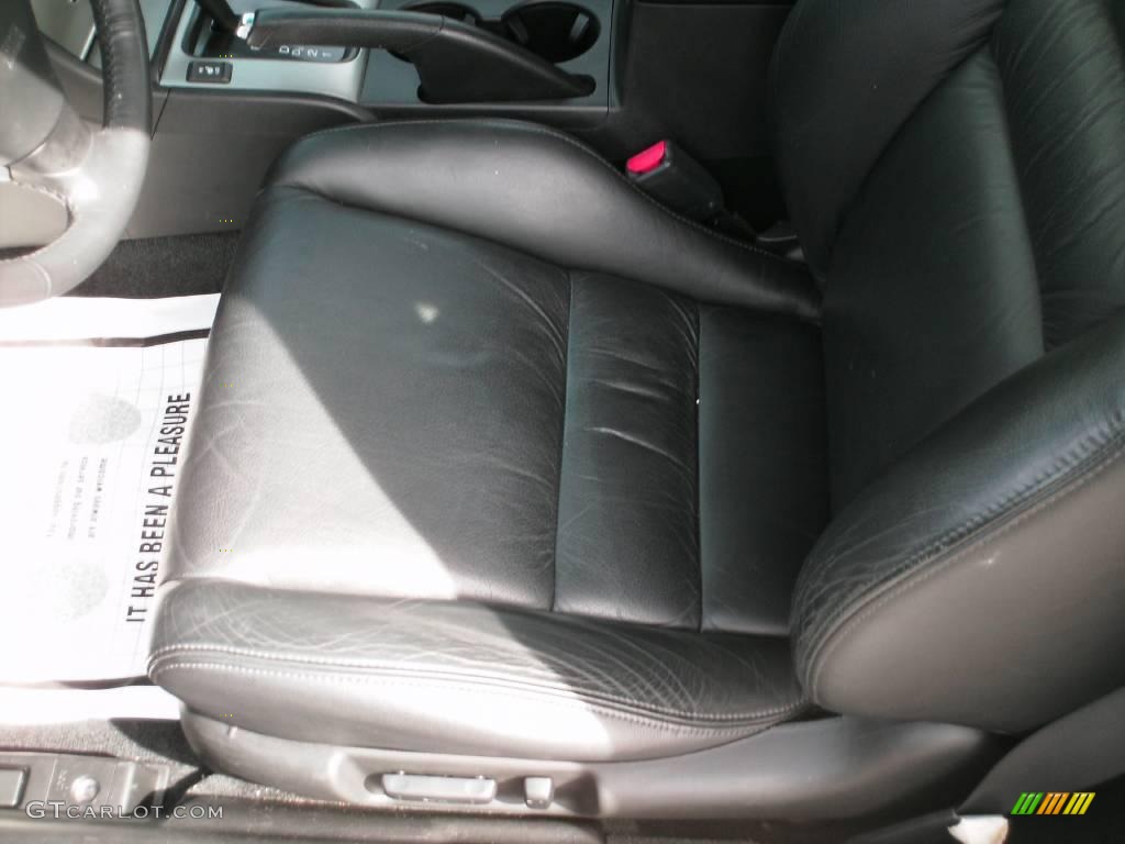 2003 Accord EX V6 Coupe - Satin Silver Metallic / Black photo #22