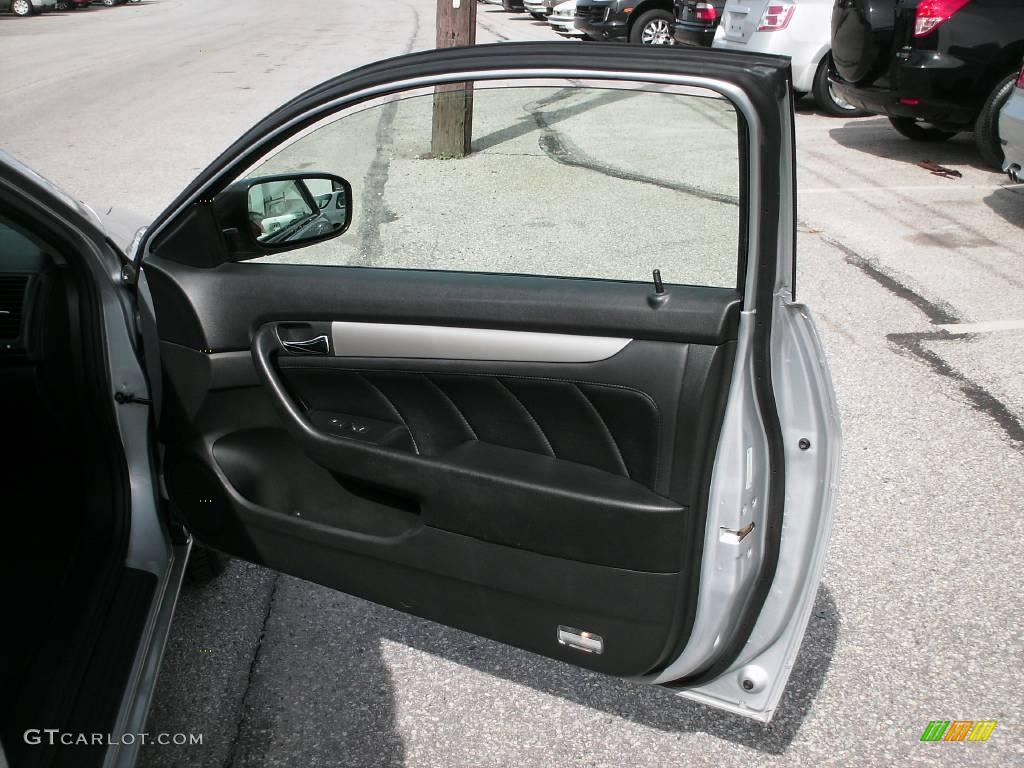 2003 Accord EX V6 Coupe - Satin Silver Metallic / Black photo #29