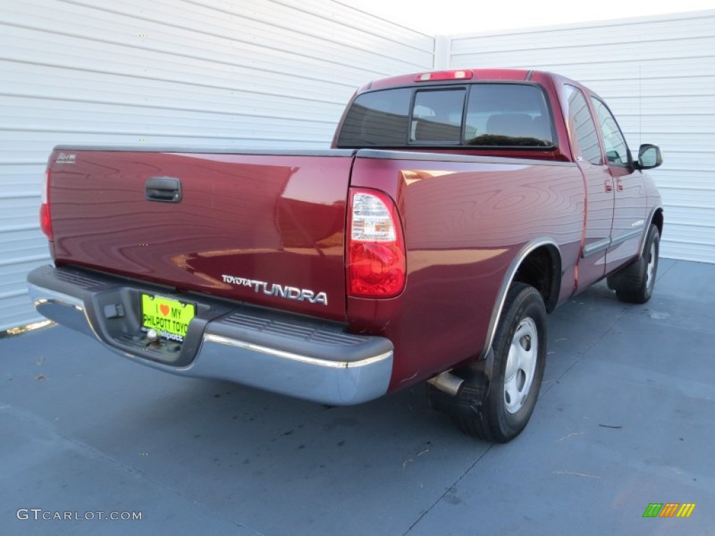 2006 Tundra SR5 Access Cab - Salsa Red Pearl / Taupe photo #3