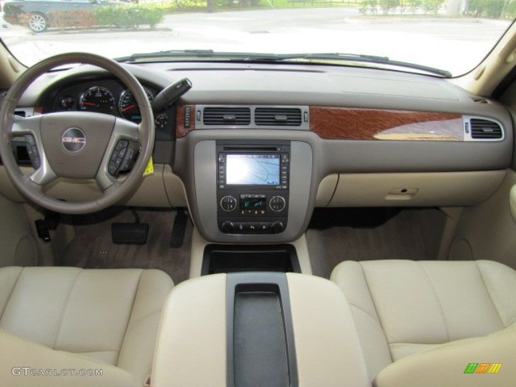 2008 GMC Yukon XL SLT Light Tan Dashboard Photo #73723463