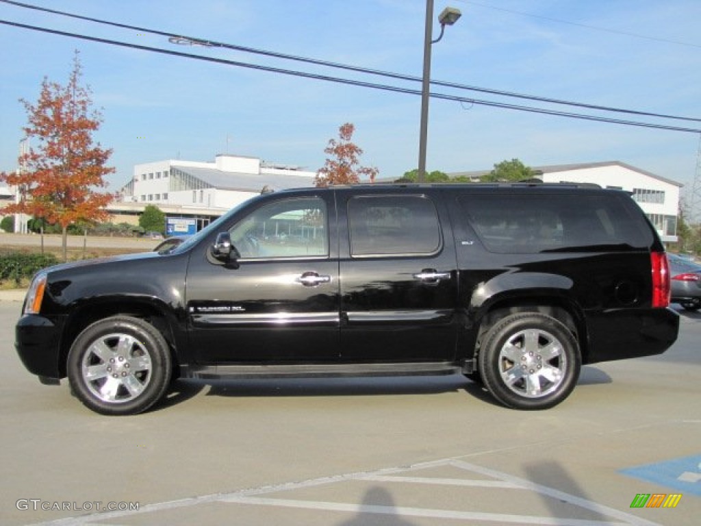 Onyx Black 2008 GMC Yukon XL SLT Exterior Photo #73723523