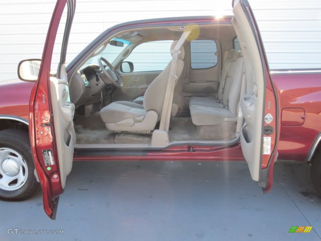 2006 Tundra SR5 Access Cab - Salsa Red Pearl / Taupe photo #29