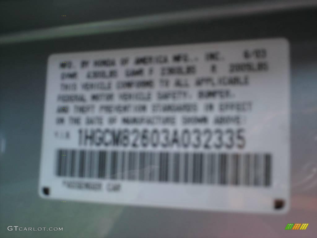 2003 Accord EX V6 Coupe - Satin Silver Metallic / Black photo #37