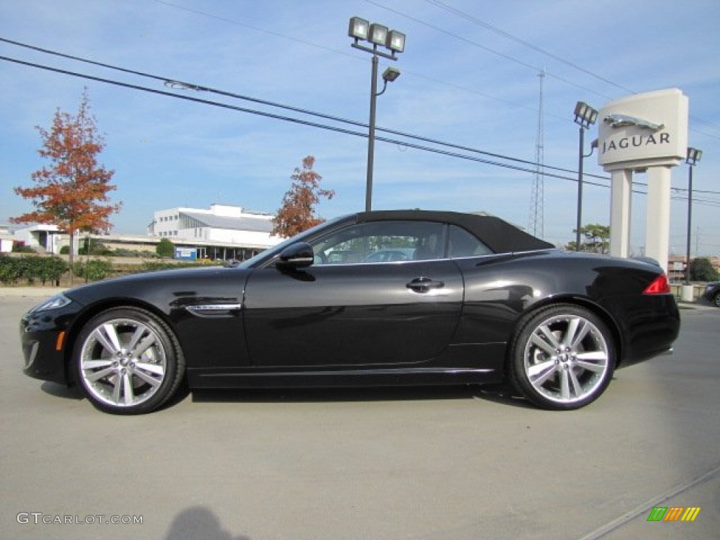 Ultimate Black Metallic 2013 Jaguar XK XK Convertible Exterior Photo #73725179