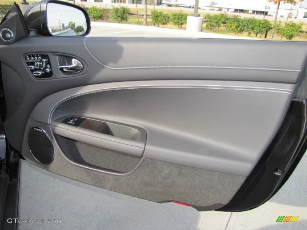 2013 Jaguar XK XK Convertible Warm Charcoal Door Panel Photo #73725248