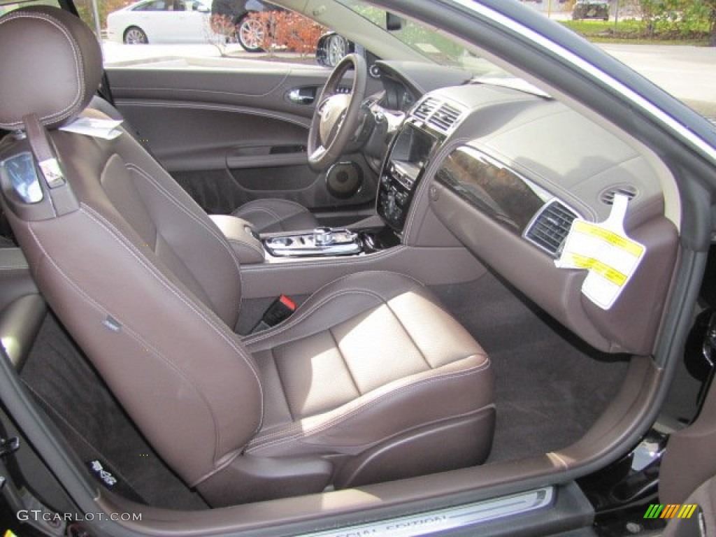 Portfolio Truffle/Poltrona Frau Leather Headlining Interior 2013 Jaguar XK XK Coupe Photo #73725449