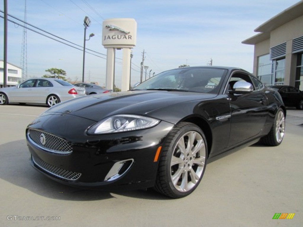 Ultimate Black Metallic 2013 Jaguar XK XK Coupe Exterior Photo #73725461