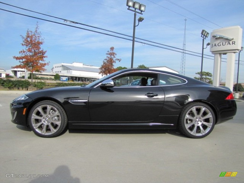 Ultimate Black Metallic 2013 Jaguar XK XK Coupe Exterior Photo #73725494