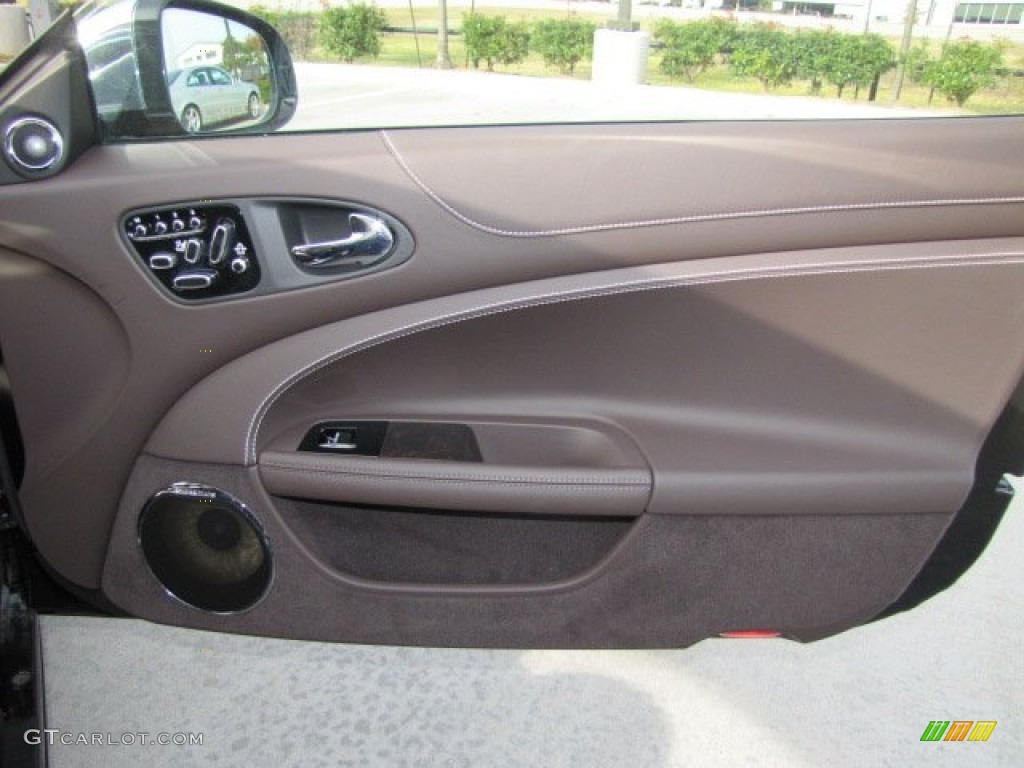 2013 Jaguar XK XK Coupe Portfolio Truffle/Poltrona Frau Leather Headlining Door Panel Photo #73725569