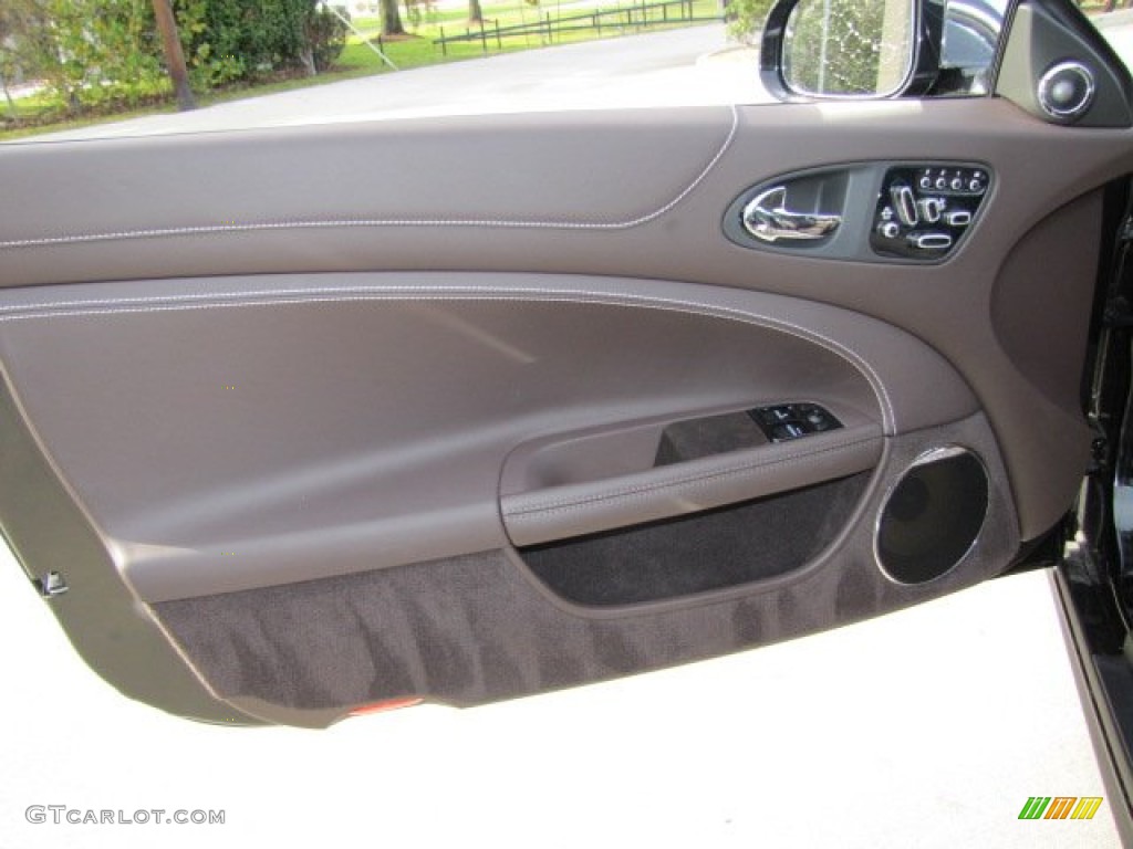 2013 Jaguar XK XK Coupe Portfolio Truffle/Poltrona Frau Leather Headlining Door Panel Photo #73725638