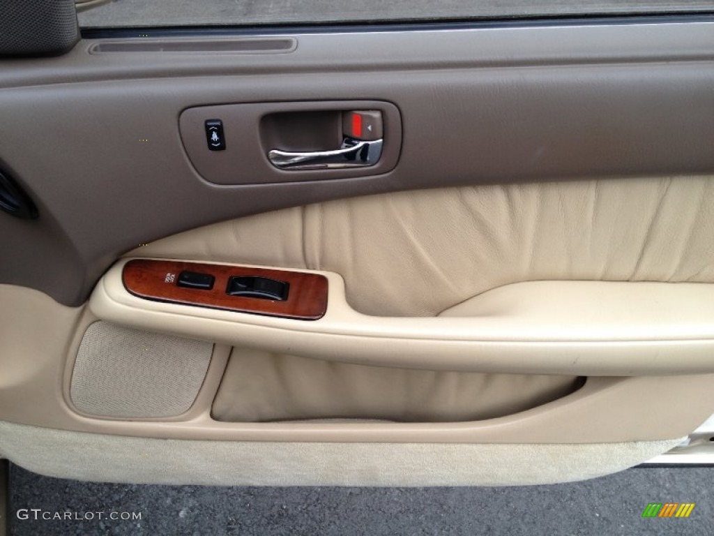 1993 Lexus LS 400 Tan Door Panel Photo #73725675