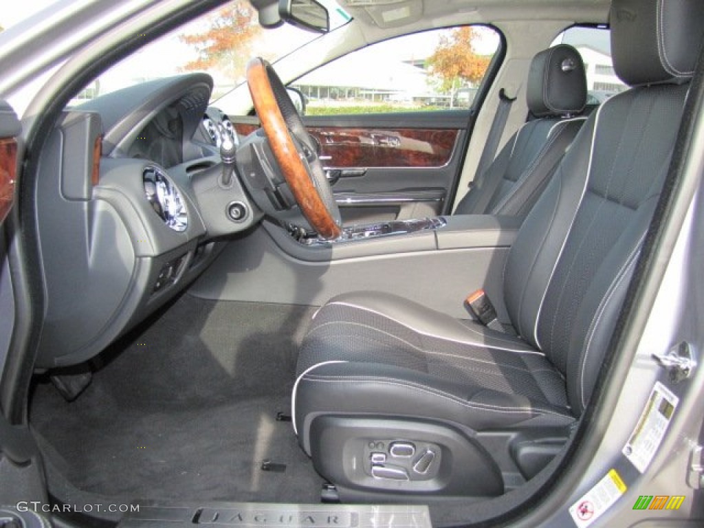 2012 Jaguar XJ XJL Supercharged Front Seat Photo #73726080