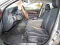 2012 Jaguar XJ Jet/Ivory Interior Front Seat Photo