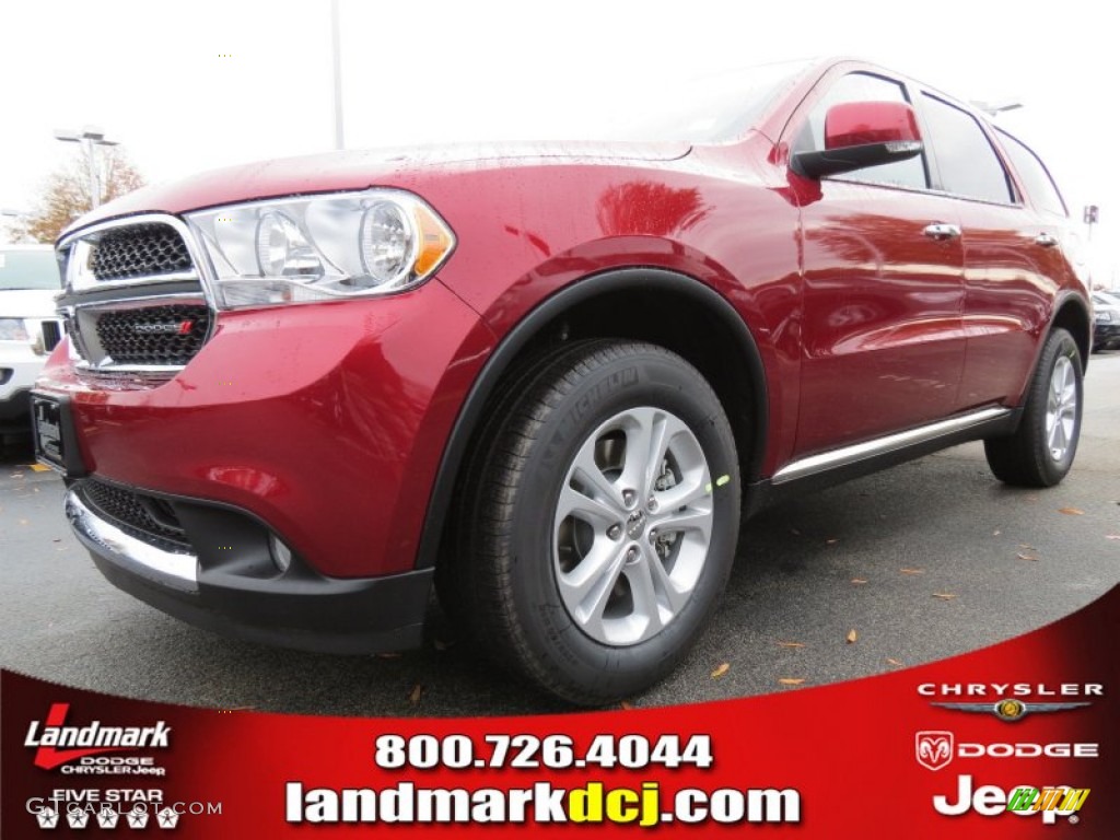 Deep Cherry Red Crystal Pearl Dodge Durango