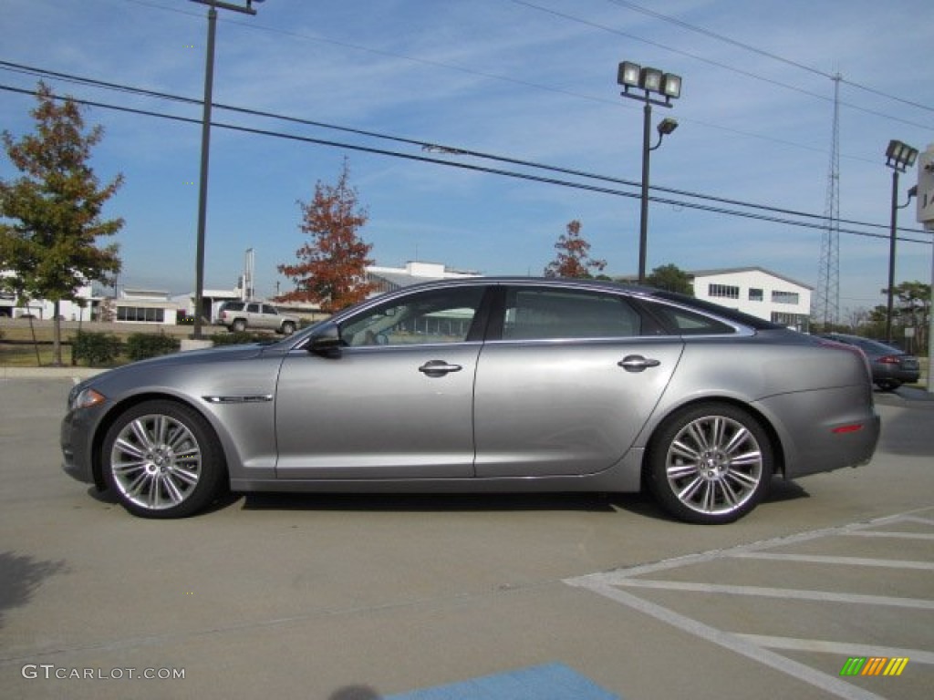 Lunar Grey Metallic 2012 Jaguar XJ XJL Supercharged Exterior Photo #73726160