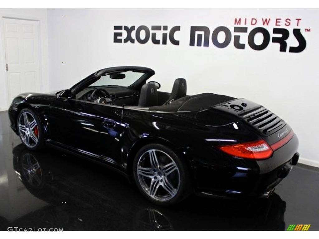 2010 911 Carrera 4S Cabriolet - Black / Black photo #11