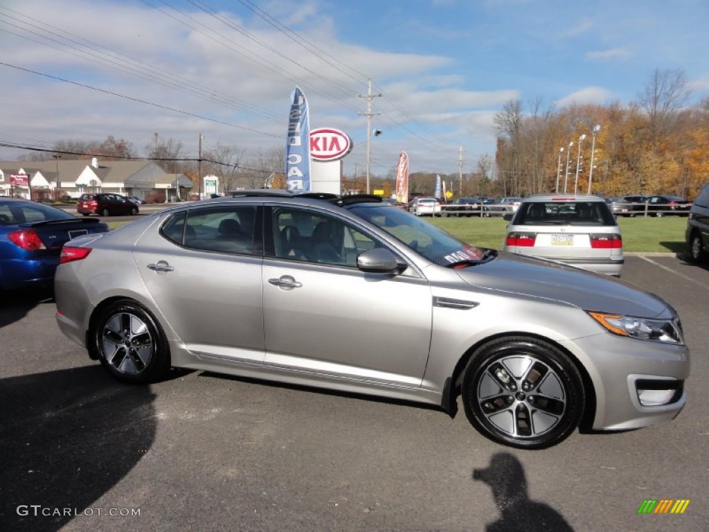 Satin Metal 2012 Kia Optima Hybrid Exterior Photo #73727312
