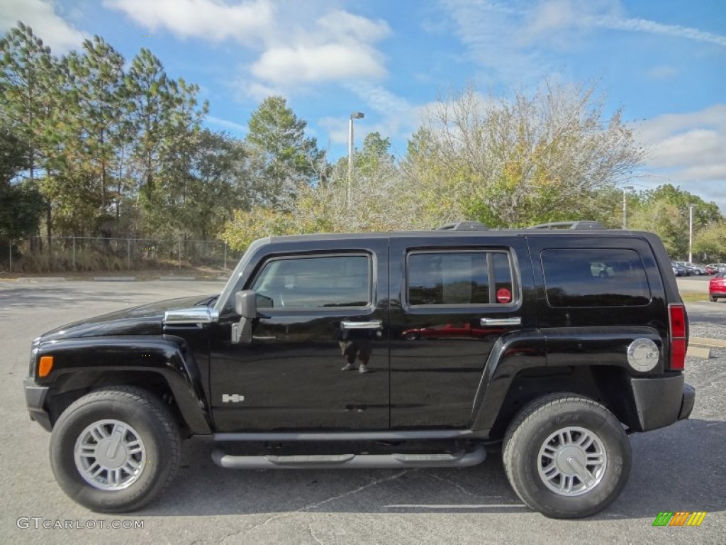 Black 2006 Hummer H3 Standard H3 Model Exterior Photo #73727492