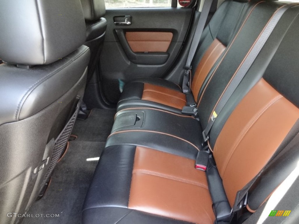 Ebony Black/Morroco Brown Interior 2006 Hummer H3 Standard H3 Model Photo #73727550