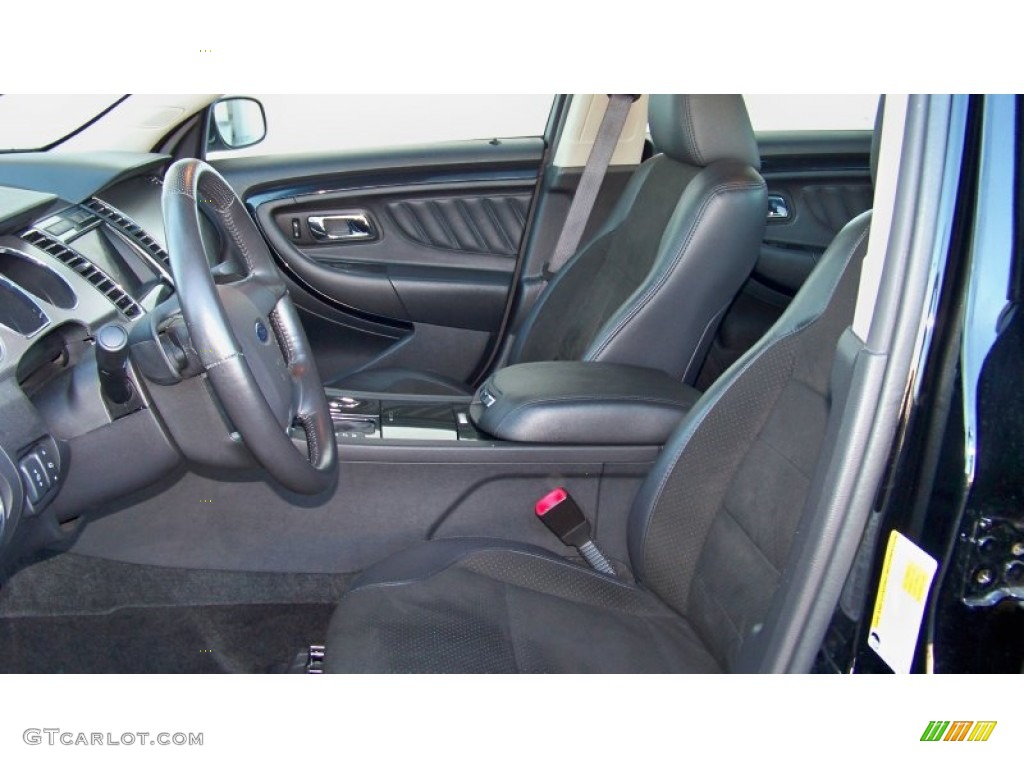 Charcoal Black Interior 2012 Ford Taurus SHO AWD Photo #73727600