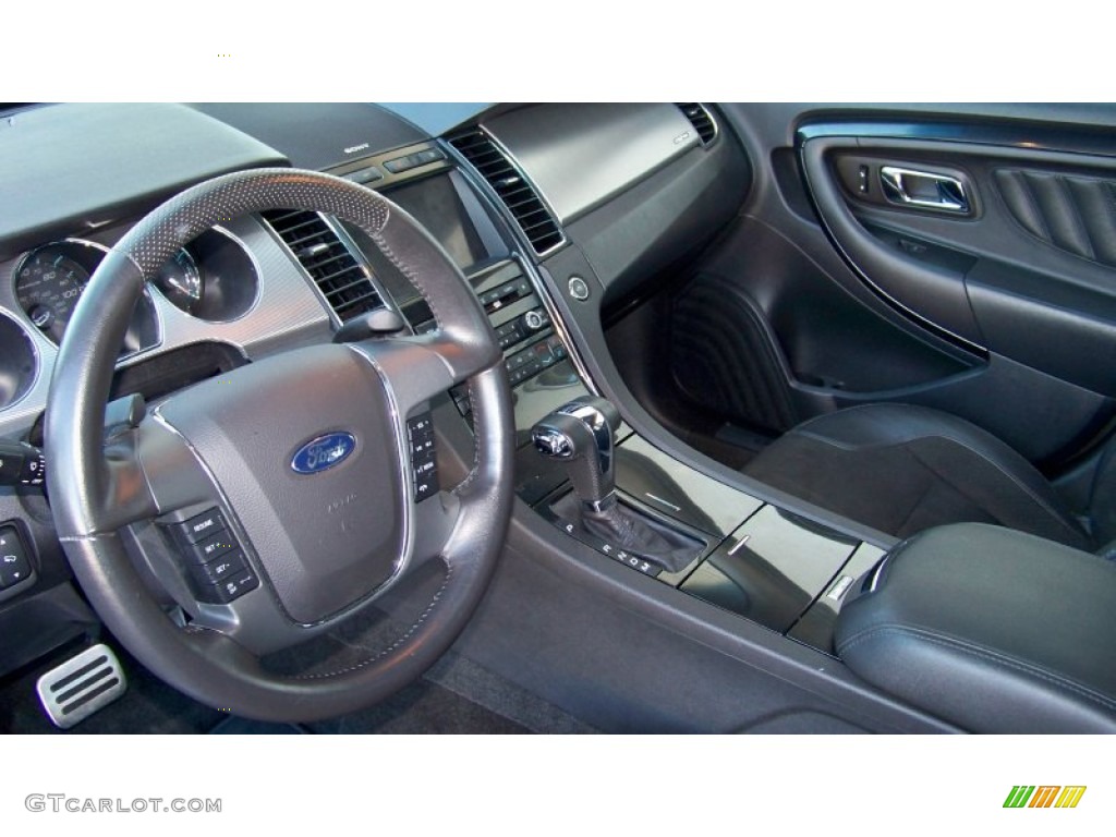 Charcoal Black Interior 2012 Ford Taurus SHO AWD Photo #73727617