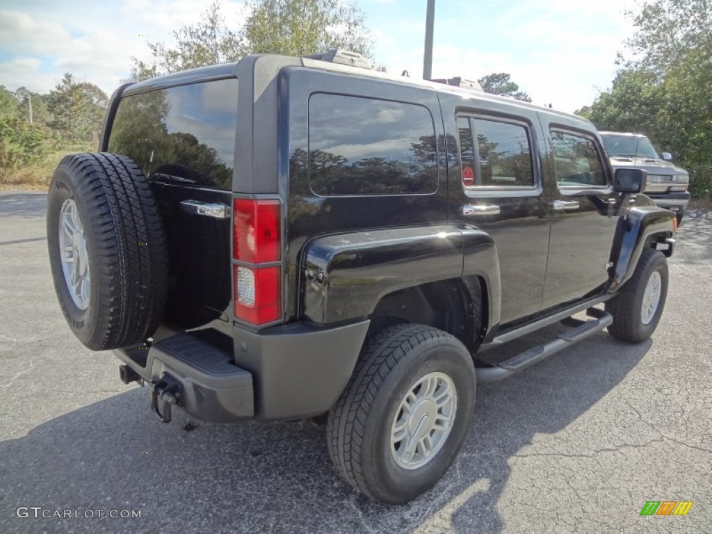 Black 2006 Hummer H3 Standard H3 Model Exterior Photo #73727630