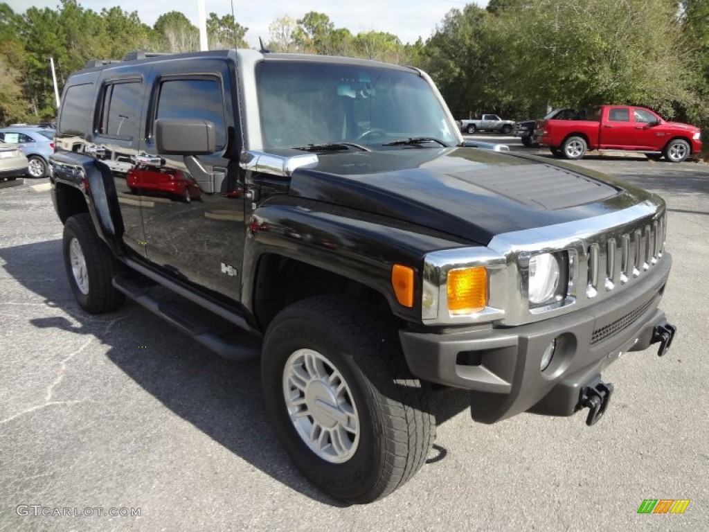 Black 2006 Hummer H3 Standard H3 Model Exterior Photo #73727669