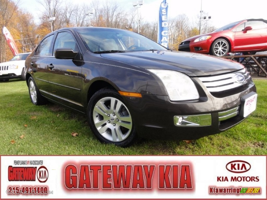 2006 Fusion SEL V6 - Charcoal Beige Metallic / Medium Light Stone photo #1