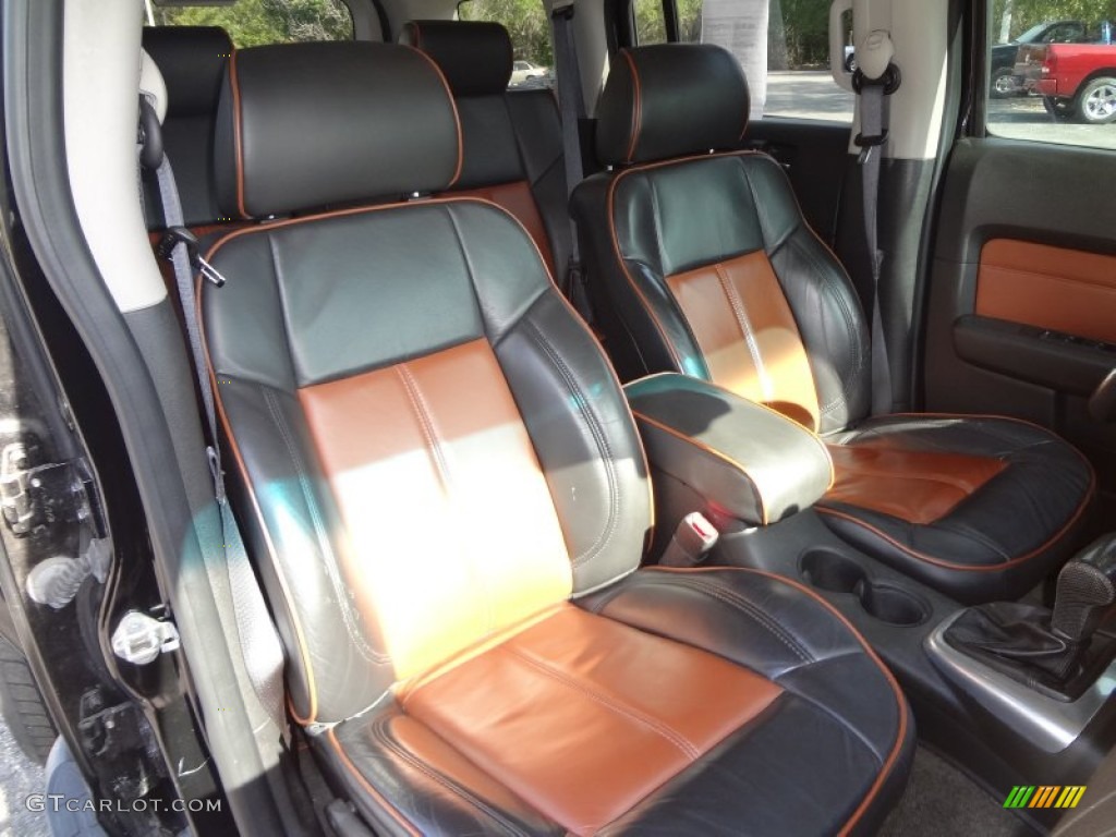 Ebony Black/Morroco Brown Interior 2006 Hummer H3 Standard H3 Model Photo #73727702