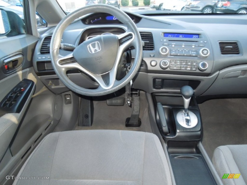 2011 Honda Civic DX-VP Sedan Gray Dashboard Photo #73727730