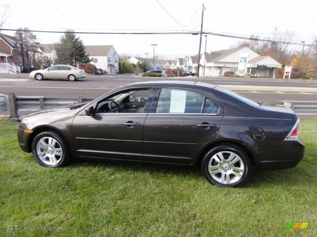 2006 Fusion SEL V6 - Charcoal Beige Metallic / Medium Light Stone photo #9