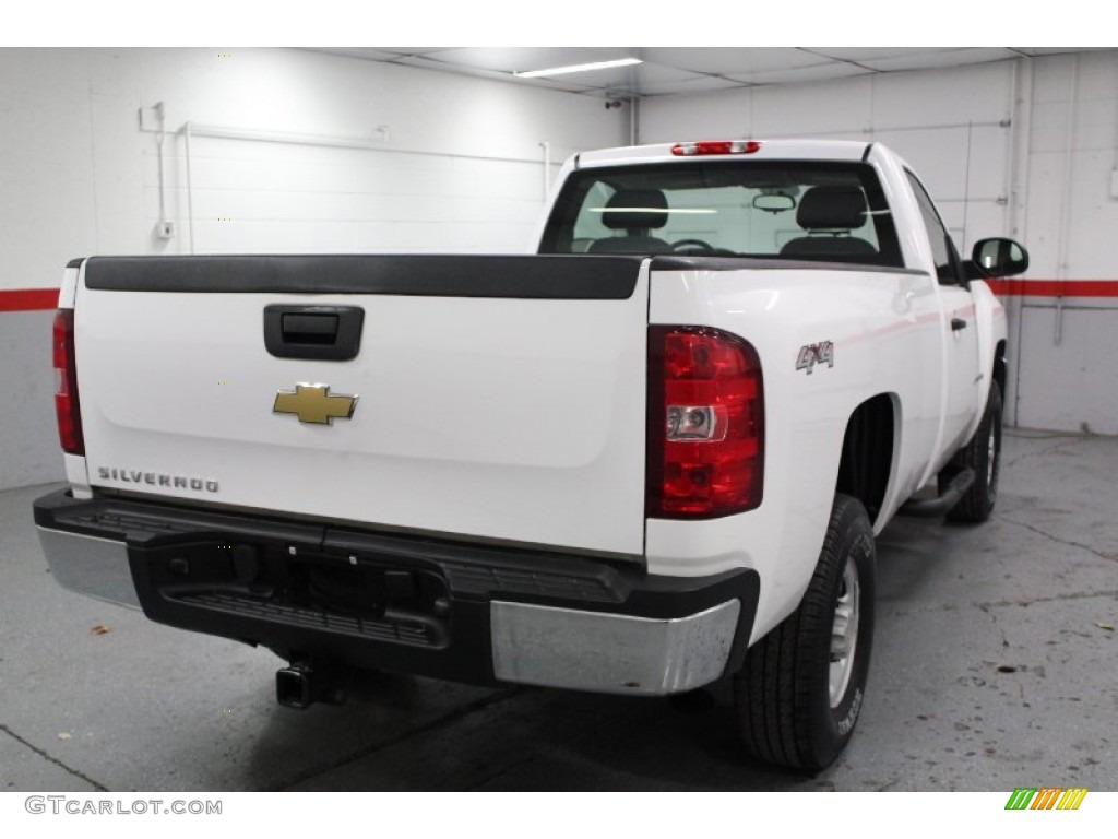 2009 Silverado 2500HD Work Truck Regular Cab 4x4 - Summit White / Dark Titanium photo #14