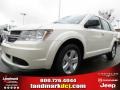 2013 Pearl White Tri Coat Dodge Journey American Value Package  photo #1