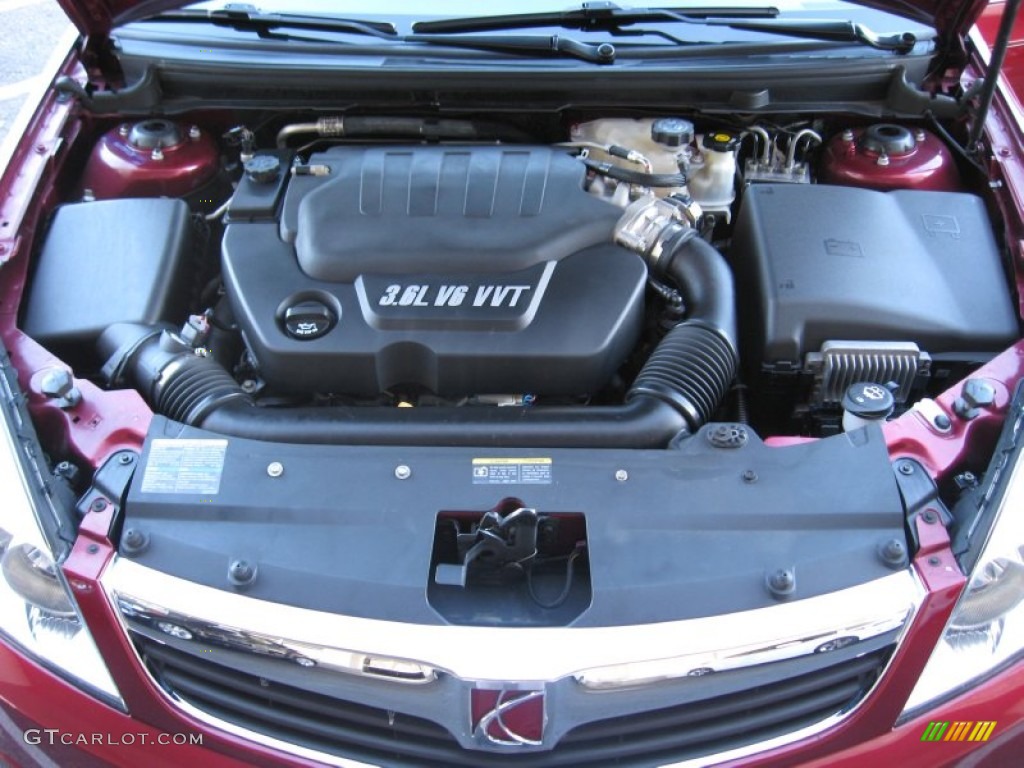 2008 Aura XR - Red Jewel / Black photo #10