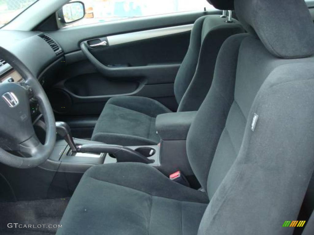 2006 Accord LX Coupe - Nighthawk Black Pearl / Black photo #8