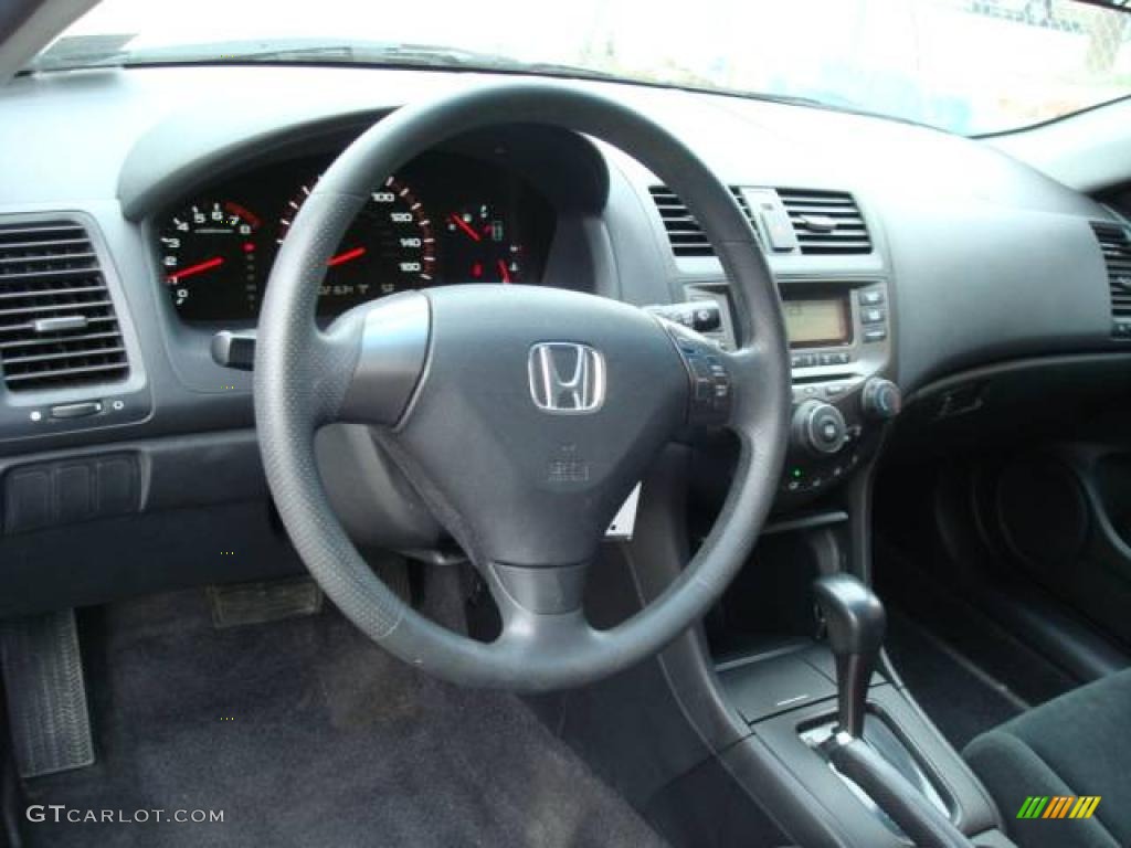 2006 Accord LX Coupe - Nighthawk Black Pearl / Black photo #10