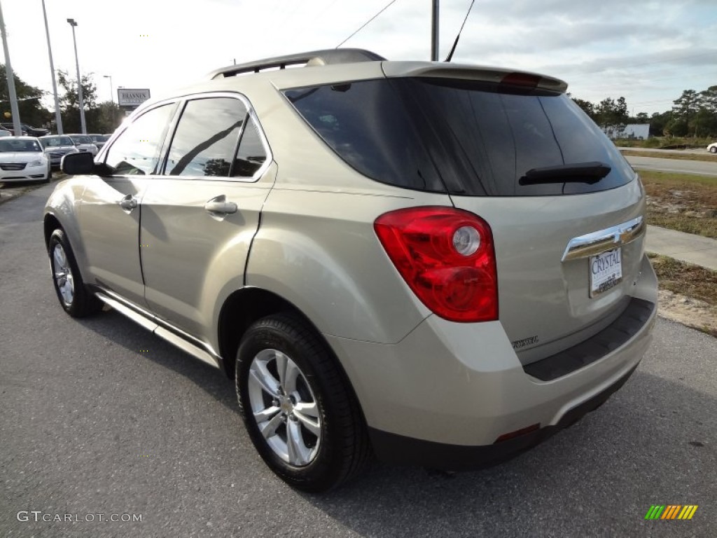 2011 Equinox LT - Gold Mist Metallic / Jet Black photo #3