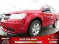 2013 Bright Red Dodge Journey American Value Package  photo #1