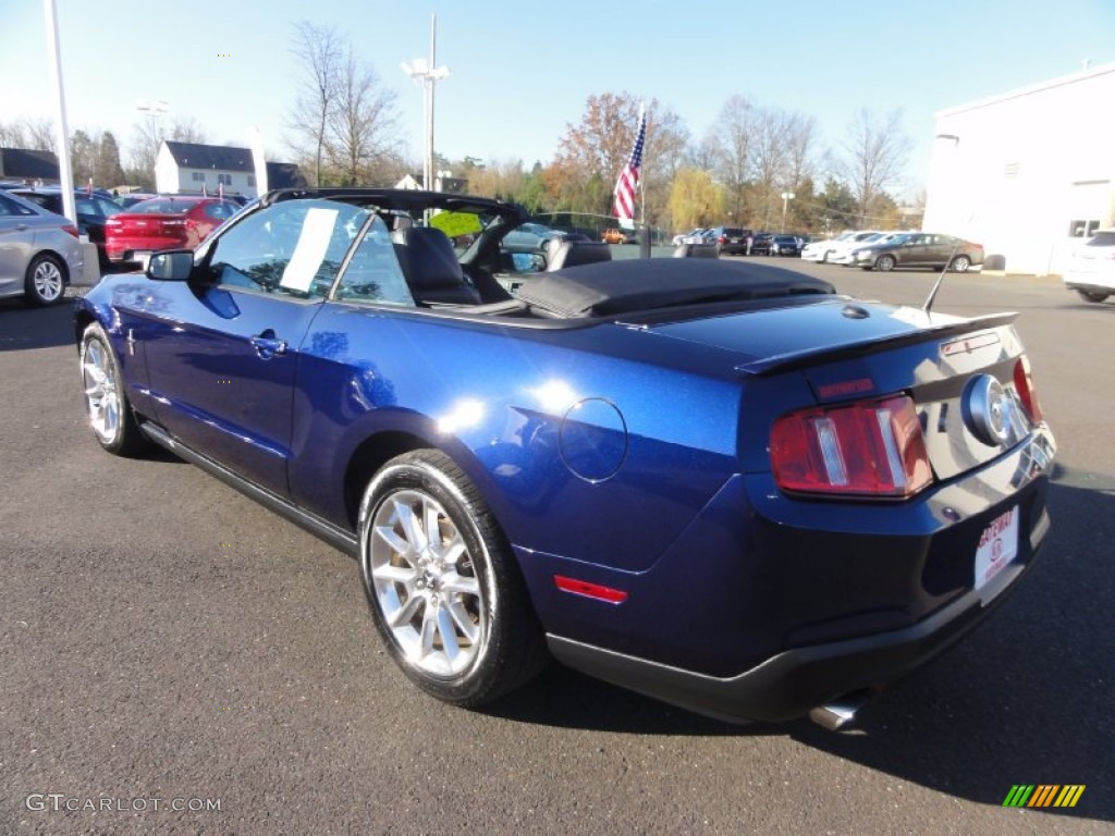 2011 Mustang V6 Premium Convertible - Kona Blue Metallic / Charcoal Black photo #8