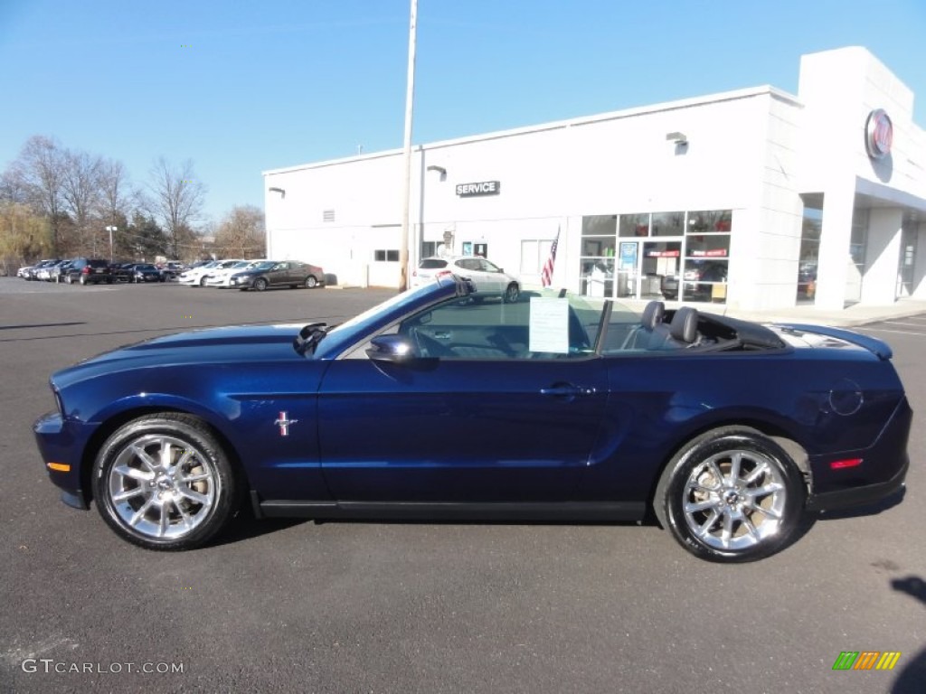 2011 Mustang V6 Premium Convertible - Kona Blue Metallic / Charcoal Black photo #9