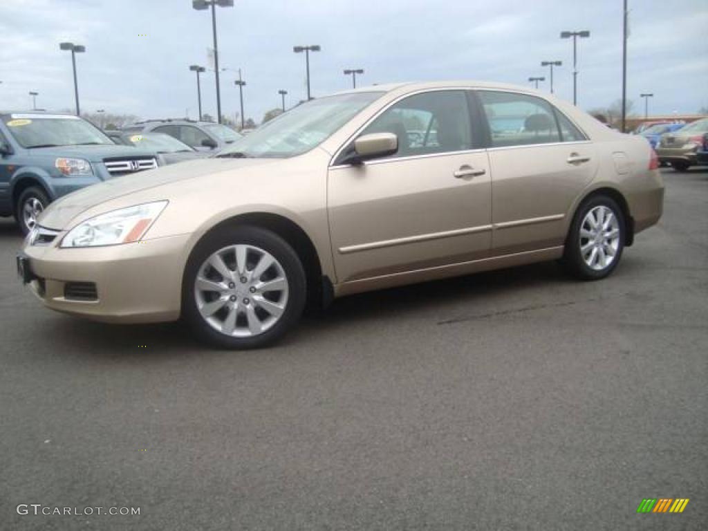 2006 Accord EX-L V6 Sedan - Desert Mist Metallic / Ivory photo #2