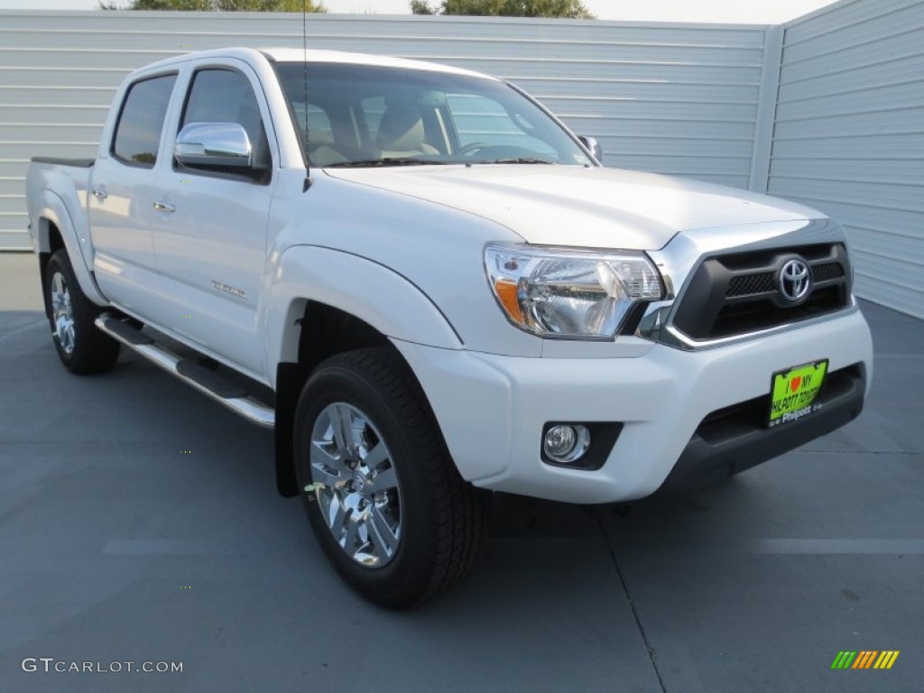 Super White Toyota Tacoma