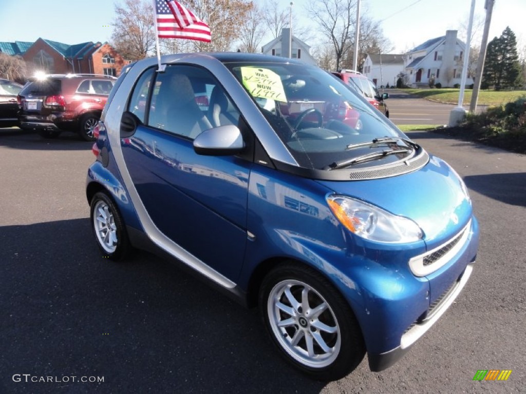 Blue Metallic 2009 Smart fortwo passion coupe Exterior Photo #73730336