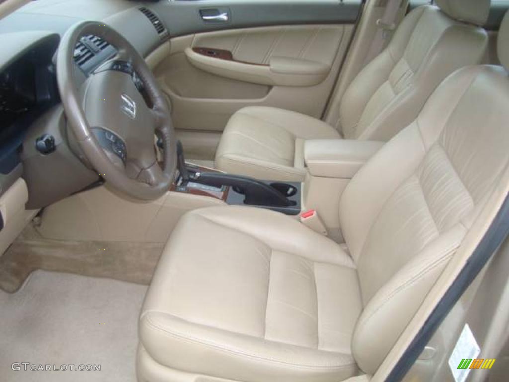 2006 Accord EX-L V6 Sedan - Desert Mist Metallic / Ivory photo #8