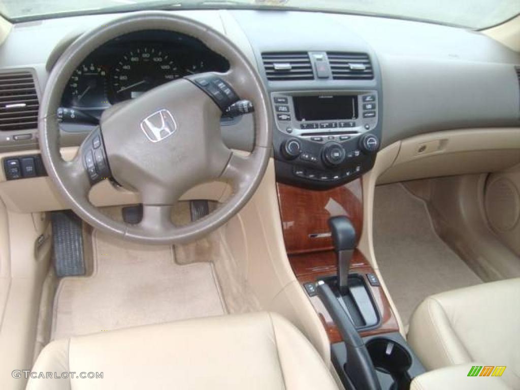 2006 Accord EX-L V6 Sedan - Desert Mist Metallic / Ivory photo #10