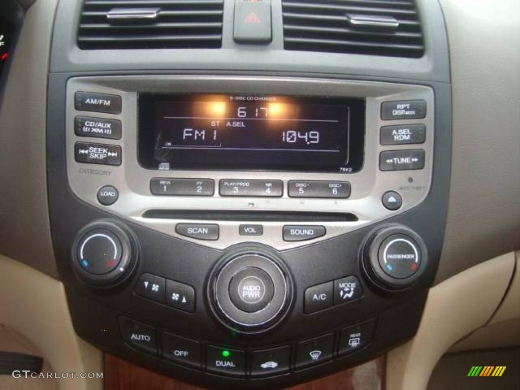 2006 Accord EX-L V6 Sedan - Desert Mist Metallic / Ivory photo #12