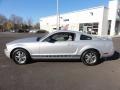 2005 Satin Silver Metallic Ford Mustang V6 Deluxe Coupe  photo #9