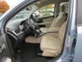 2013 Dodge Journey Black/Light Frost Beige Interior Front Seat Photo