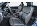 2010 BMW M3 Black Novillo Interior Front Seat Photo