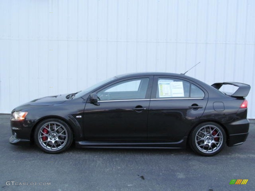 Phantom Black Pearl 2008 Mitsubishi Lancer Evolution MR Exterior Photo #73732154